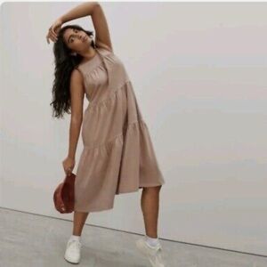 Everlane The Weekend Tiered Midi Dress
